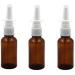 6-Pack 30ml Amber Glass Nasal Sprayers - Refillable Pump Clean Spray Bottles for Makeup & Storage - Ideal Atomizers & Sample Packaging - Buy Online on GoSupps.com