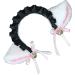 blispring Handmade Furry Ears Headband Plush Hairband Role Play AnimeCostume Headdress Female Teens Cosplay Headgear Accessories White and Black - Buy Online on GoSupps.com