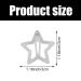 60 Pack Star Snap Hair Clips - Non-Slip Metal Barrettes for Women & Girls - Buy Online on GoSupps.com