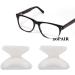 20 Pairs Soft Silicone Anti-Slip Nose Pads for Glasses & Sunglasses | White Slip-Resistant Accessories - Buy Online on GoSupps.com