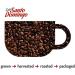 Santo Domingo Dominican Whole Roasted Bean Coffee 1 lb 453.6 g (Pack of 1) - Buy Online on GoSupps.com