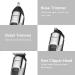 Professional Electric Hair Clippers - 3-in-1 USB Rechargeable Trimmer for Safe Hairstyling - Black - Buy Online on GoSupps.com