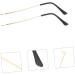 Nuobesty Glasses Accessories - Replacement Brackets & Repair Set for Eyeglasses | Plastic Arms & Legs | 14x0.6cm - Buy Online on GoSupps.com