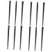 FRCOLOR 12 Pcs Eyeliner Brush Eyebrow Brush Eyeliner Pencil Flat Brush Makeup Tool Flat Liner Brush Fine Point Eyeliner Brush Makeup Brush Eyeliner Tool Make up Brush Eyelashes Girl