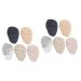 FOMIYES 10 Pairs Half Size Pad High Heel Toe Pad Shoe Pads for High Heels Boots Metatarsal Pads Metatarsal Foot Pads Shoe Insoles Gel Shoe Inserts Foot Cushions Non-Slip Sole Pad Jp Velvet