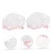 FOMIYES 2pcs Satin Hair Bonnet Shower Caps for Women - White | Hair Scarves for Women | Bath Hats 27X25X2CM - Buy Online on GoSupps.com