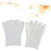 PLAFOPE 1 Pair Five Toe Gel Socks Dry Feet Gel Socks Fingerless Gloves Five Finger Socks Open Toe Socks Foot Moisturizing Socks Foot Spa Socks Open Toe Gel Socks Men Gel Feet Sock White - Buy Online on GoSupps.com