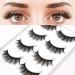 Buy 5 Pairs Cat Eye Faux Mink False Eyelashes - Natural Reusable No Glue Needed | Waterproof Fake Eyelash Extensions for Women - Buy Online on GoSupps.com