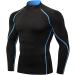 Men's Athletic Long Sleeve Compression Shirts 3 Pack - Dry Fit Workout Tops - Base-Layer Running Shirts - Medium Size (Grey, Blue, Red) - Perfect for Gym, Sports, and Football - Buy Online on GoSupps.com