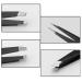 GeekerChip Professional Eyebrow Tweezers Set - 4 Pcs for Precision Eyebrow Grooming, Nose Hair and Splinter Removal | Beauty and Makeup Tools - Buy Online on GoSupps.com