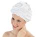 Wenko 7224500 shower cap bathing cap shower cap hairprotection Lisa 25 cm white