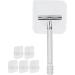 Natudeco 10-Piece Self-Adhesive Shaving Hooks - Wall Organizer for Cell Phones Towels & Razors - Durable Sticky Wall Hangers - Buy Online on GoSupps.com