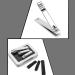Nail Clippers Set Manicure Pedicure with Built-in Nail File Professional Nail Clippers Set 3 Pieces Ladies and Man Silver - Buy Online on GoSupps.com