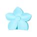 Elegant Hair Accessories Hair Grip Flower Shape Hair Claw Cross Teeth Anti-slip Design Hair Clip Strong Grip Back Head Hair Accessories Blue
