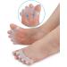 Toe Separator & Bunion Corrector - Silicone Thumb Valgus Solution for Adults & Children - Comfortable & Shoe-Friendly - Buy Online on GoSupps.com