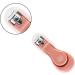 UNbit Nail Clipper Adult Nail Scissors Plastic/Stainless Steel Pink 67mm Nail Scissors Foldable Anti-Splash - Buy Online on GoSupps.com