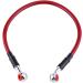 Universal Motorcycle Brake Oil Hose Line - Stainless Steel Braided Fuel Hose Connector (45CM Red) for International Shipping - Buy Online on GoSupps.com
