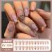 24Pcs/Set Press On Nails Medium Length Pink Star Diamond Chain False Nails Acrylic Fake Nails Full Cover Nails Tips Artificial Finger Manicure Press on nails for Women and Girls - Buy Online on GoSupps.com