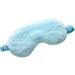 Soft Fluffy Plush Sleep Eye Mask | Anti Fatigue Nap Eyeshade in Sky Blue - Buy Online on GoSupps.com