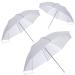 Neewer New Professional Photography 33" 83cm Studio Lighting Reflective Flash Translucent White soft Umbrella (Qty: 3)