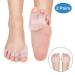 Silicone Three Toe Separation Pads | Bunion Corrector & Pain Relief | 1 Pair Toe Separators for Restoring Foot Shape - Buy Online on GoSupps.com