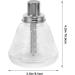 Baluue Push-down Dispenser Bottle - Empty Refillable Pump Bottle Empty Cleaner Storage Bottle for Nail Polish Remover Liquid - Buy Online on GoSupps.com