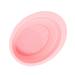 DOITOOL Makeup Brush Scrub Pad Scrubber Cosmetic Brush Makeup Cleaning Mat Makeup Brush Cleaning Pad Brush Cleaning Plate Brush Cleaning Tool Beauty Cleaning Mat Silica Gel Pink