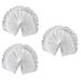 NUOBESTY 108 pcs Painting Square Plastic Kit Circle Fashion White Accessories Spraying Mixed Template Whitex3pcs 9X9cmx3pcs