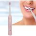 Electric Sound Toothbrush with 4 Heads - Waterproof USB Rechargeable Automatic Shutdown - Pink | Best for Adults - Buy Online on GoSupps.com