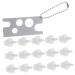 1 Set Grafting Eyelash Tool Essential Oil Caps Opener Roller Bottle Opener Lash Glue Bottle Stopper Glue Bottle Openers Perfume Bottle Opener Lash Bottle Plug Lash Glue Bottle Plug
