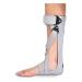 Ankle Foot Orthosis for Foot Drop Stroke Hemiplegia Tendon and Calf Stretching Foot Drop Brace Ankle Foot Orthosis Pain Relief Corrector (Color : Right Size : Middle) Middle Right