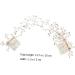 HAPINARY Crystal Double Hair Comb Rhinestones for Hair Wedding Hair Accessories Pearl Hair Comb Hair Bling Bridesmaid Hair Accessories Wedding Accessories Headgear Classic Alloy - Buy Online on GoSupps.com