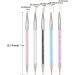 Voarge 5Pcs Two Way Nail Dotting Pen Marbleizing Tool Set Manicure Drill Drawing Nails Brush Pen Double Ended Dotting Tools Set Nail Dotting Painting Drawing Pens - Buy Online on GoSupps.com