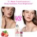 Amococo Body Care Duo: Strawberry Shortcake Body Oil (220ml) + 10% Fruit Acid Essence (30ml) | Moisturizing & Radiance-Boosting - Buy Online on GoSupps.com