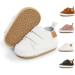 Sonsage Infant Baby Oxford Shoes - Anti-Slip Soft Sole Sneakers for Boys and Girls (6-12 Months) - D White - Buy Online on GoSupps.com