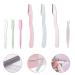 6 Pieces Ladies Face Razor Set - Eyebrow Shaper & Double Eyelid Fork for Men & Women - Buy Online on GoSupps.com
