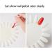10Pcs Nail Polish Practice Wheel- Nail Art Tips for Gel and False Display - Buy Online on GoSupps.com