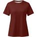 Women's Summer Casual Cold Shoulder T Shirt - Lace Crochet Hollow Out Short Sleeve Top | Solid/Colorblock Loose Blouse - Size Medium - Buy Online on GoSupps.com