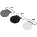Ftvogue H sst r Clip Set - 10 Durable 25mm Round Pacifier Strap Holders with Rectangle Inserts in Gray | Ideal for DIY Projects - Buy Online on GoSupps.com