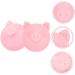 Minkissy Baby Mucus Removal Tool | 2-Piece Sputum Extractor for Toddlers | Silicone Burping Helper & Digestion Aid - Cartoon Pink 8.4x7.7cm - Buy Online on GoSupps.com