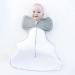 Love to Dream Swaddle Up Original Hip Dysplasia Grey Small - Wider Fit for Hip Dysplasia Harness or Brace (8-13 lbs) - Buy Online on GoSupps.com