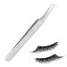 Volume Tweezers Stainless Steel Ultra Rigidity L-Shape Tip Beauty Eyelash Extension Tool ELT-033 by G.S Online Store