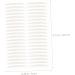 FRCOLOR 60 Sheets Double Eyelid Sticker Double Side Tape Eyelid Strips Women Eyelid Stickers Cosmetic Tool - Buy Online on GoSupps.com
