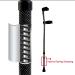 Foldable Forearm Crutches Spring Damping Adjustable Walking Cane for Adults Medical Aluminum Alloy Walking Walker Suitable for Height: 140-190cm/4' 5''-6' 2'' (Color : Black Size : 1 Count) Lucky Black 1 count - Buy Online on GoSupps.com