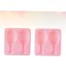 HOMSFOU 4 Pcs Silicone Molds Fondant Molds De para Gelatinas Silicone Cake Mold Silicone Baking Mold DIY Baking Molds Complementary Food Drumstick Pinkx2pcs 15.8*14.9 CMx2pcs - Buy Online on GoSupps.com