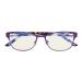 Eyekepper Blue Light Filter Reading Glasses for Women - Stylish Purple +1.25 - International Shipping Available - Buy Online on GoSupps.com