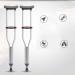 Underarm Crutches are Soft The Adult Crutches are Lightweight Handicapped Walker Adjustable Thickening and The Underarm Pads are Comfortable and Non-Slip Beautiful Scenery Bathing in Sunlight - Buy Online on GoSupps.com