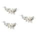 Set of 3 Crystal Hair Accessories Headpiece for the Bride Bridal Comb Bridal Hair Clip C127 Wedding Flower