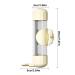 Quotent Automatic Bird Water Bottle - 200ml Dispenser for Parrots Budgies & Small Pets - Easy Fill Watering Solution for Bird Cages - Beige - Buy Online on GoSupps.com