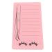 2 in 1 Eyelash Extension Holder Tweezers Glue Ring Acrylic Stainless Steel Eyelash Extension Tray
